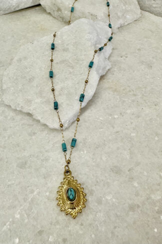 Turquoise Boho necklace