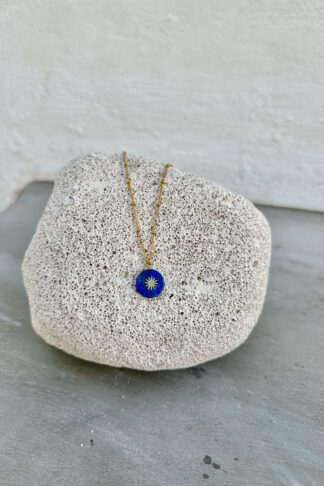 Lapis Lazuli sun necklace
