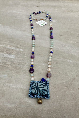 Talisman Necklace Blue Color