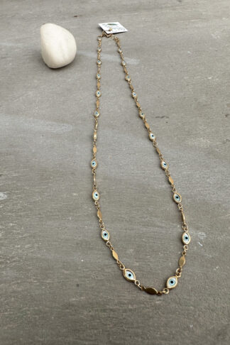 Evil Eye Gold Necklace