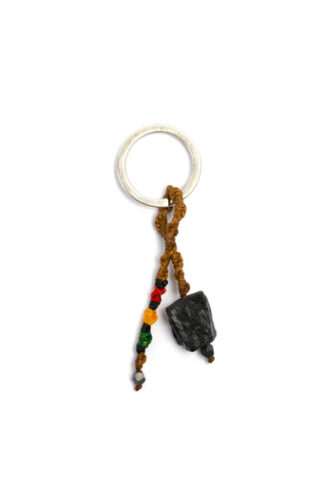 Black Tourmaline Regge lover keychain
