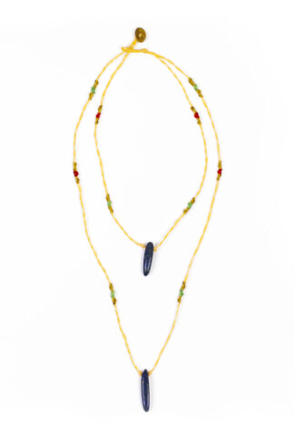 Double Lapis Lazuli Necklace