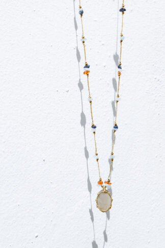 Grey Moonstone Necklace