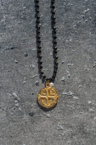 Konstantinato coin talisman necklace