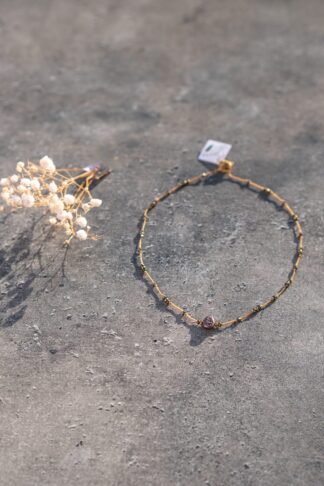 Single Black Pearl necklace