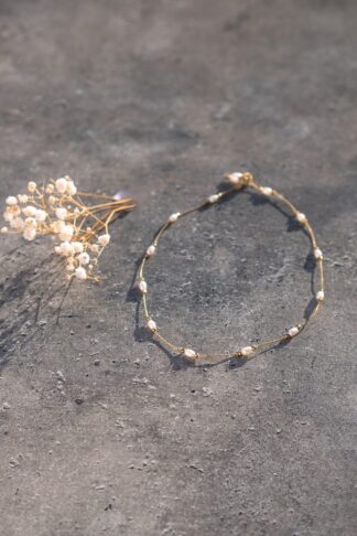 Light oval Pearls Necklace