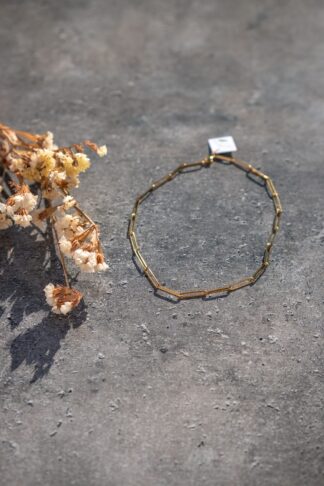 Gold stainless steel necklace