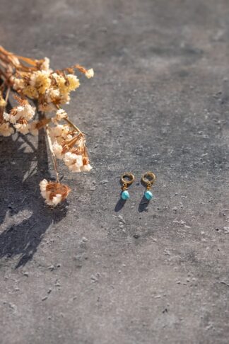 Turquoise drop earrings