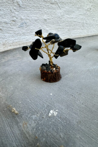 Black Onyx Crystal Tree