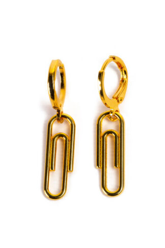 Paper Clip Earrings